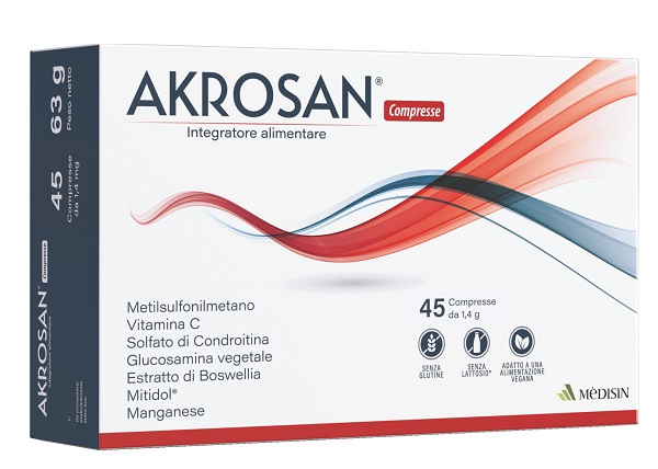 AKROSAN 45 COMPRESSE - Farmacia De Pasquale