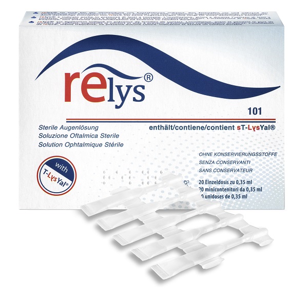 RELYS MONODOSE SOLUZIONE OFTALMICA 20 MINICONTENITORI DA 0,35 ML SENZA CONSERVANTI - Farmacia De Pasquale