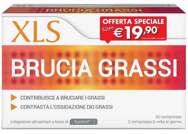 XLS BRUCIA GRASSI 60 COMPRESSE TAGLIO PREZZO - Farmacia De Pasquale