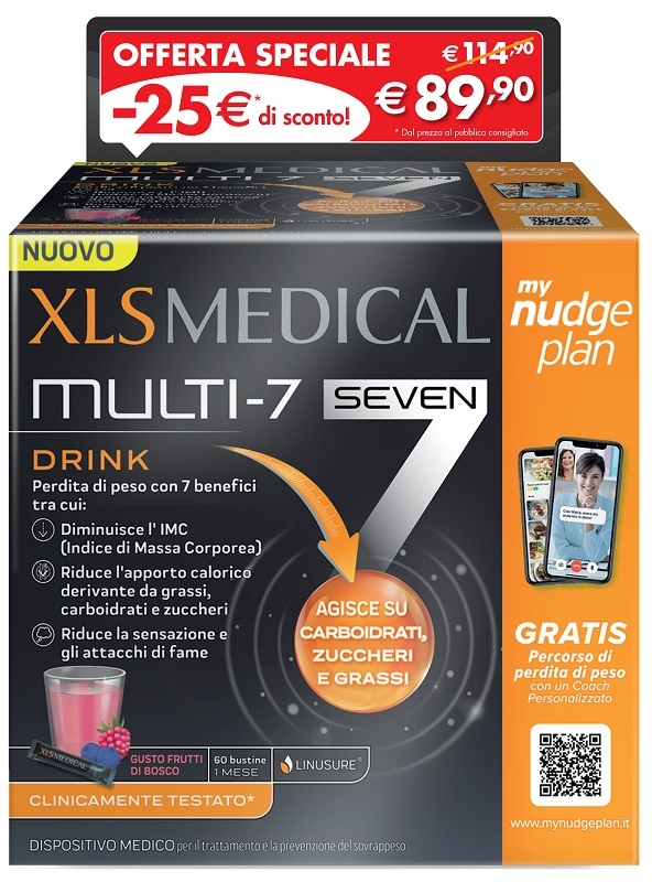 XLS MEDICAL MULTI 7 60 STICK TAGLIO PREZZO - Farmacia De Pasquale