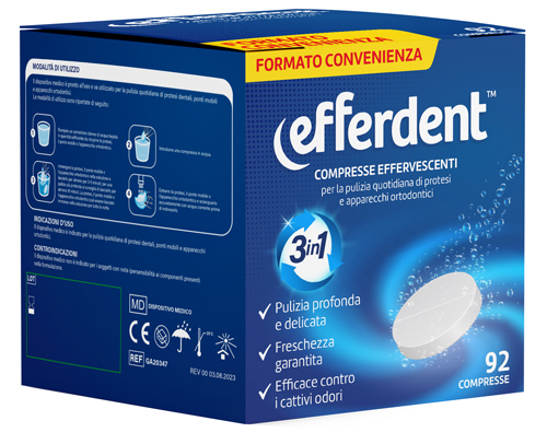 EFFERDENT 92 COMPRESSE EFFERVESCENTI - Farmacia De Pasquale