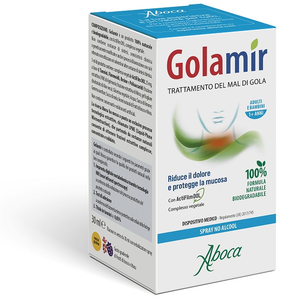 GOLAMIR SPRAY NO ALCOL 30 ML - Farmacia De Pasquale