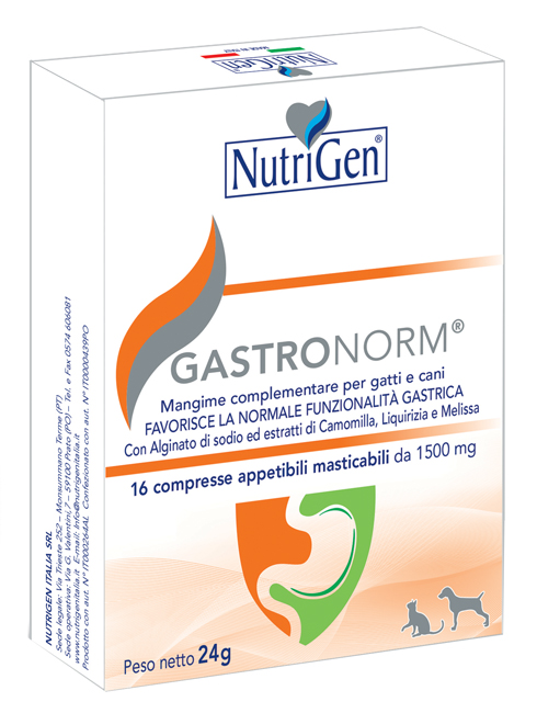 GASTRONORM 16 COMPRESSE NUTRIGEN - Farmacia De Pasquale