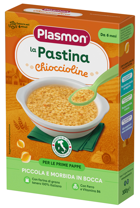 PLASMON PASTA CHIOCCIOLINE 300 G - Farmacia De Pasquale