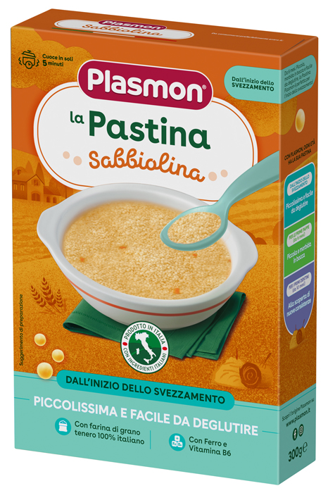 PLASMON PASTA SABBIOLINA 300 G - Farmacia De Pasquale