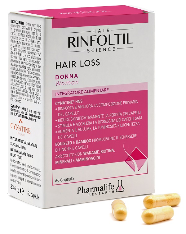 RINFOLTIL HAIR LOSS DONNA 60 CPS - Farmacia De Pasquale