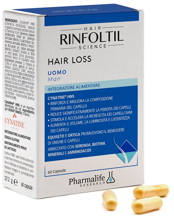 RINFOLTIL HAIR LOSS UOMO 60 CPS - Farmacia De Pasquale