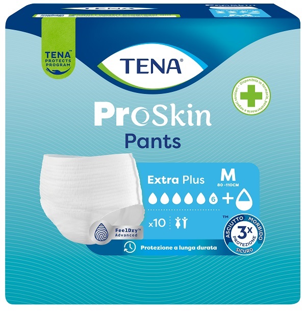 TENA PANTS EXTRA PLUS M 10 PEZZI - Farmacia De Pasquale