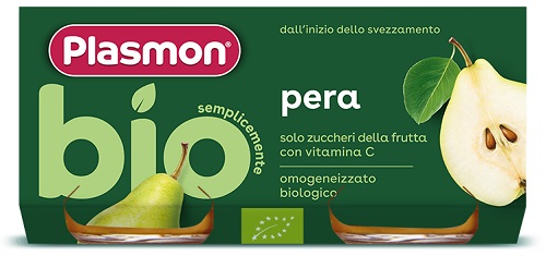 PLASMON OMOGENEIZZATO BIO PERA 2 VASETTI X 80 G - Farmacia De Pasquale