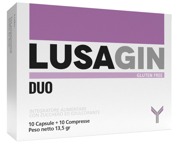 LUSAGIN DUO 10 CAPSULE + 10 COMPRESSE - Farmacia De Pasquale