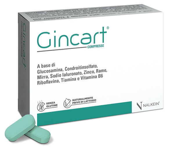 GINCART 30 COMPRESSE RIVESTITE DA 1,25 G SENZA GLUTINE NATURALMENTE PRIVO DI LATTOSIO - Farmacia De Pasquale