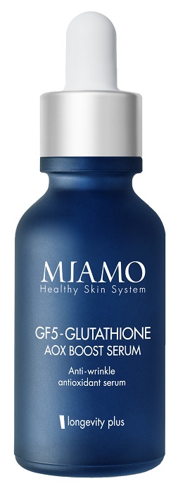 MIAMO LONGEVITY PLUS GF5 GLUTATHIONE AOX BOOST SERUM 30 ML - Farmacia De Pasquale