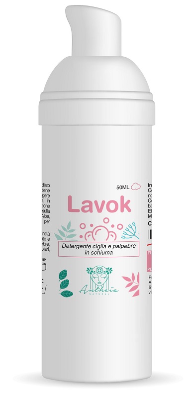 LAVOK DETERGENTE CIGLIA & PALPEBRE IN SCHIUMA 50 G - Farmacia De Pasquale