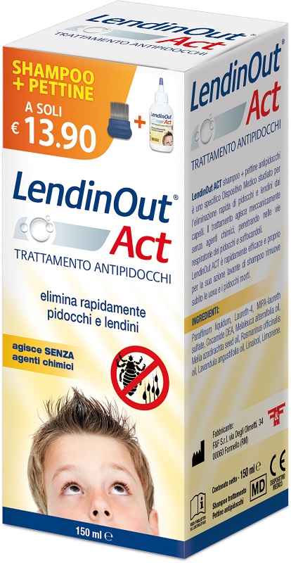 LENDINOUT ACT ANTIPIDOCCHI 150 ML - Farmacia De Pasquale