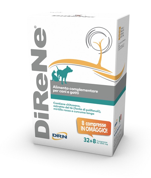 DIRENE 40 COMPRESSE CANE & GATTO - Farmacia De Pasquale