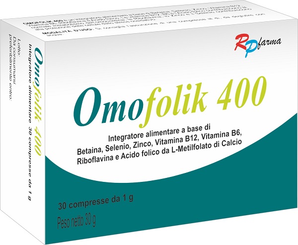 OMOFOLIK 400 30 COMPRESSE - Farmacia De Pasquale