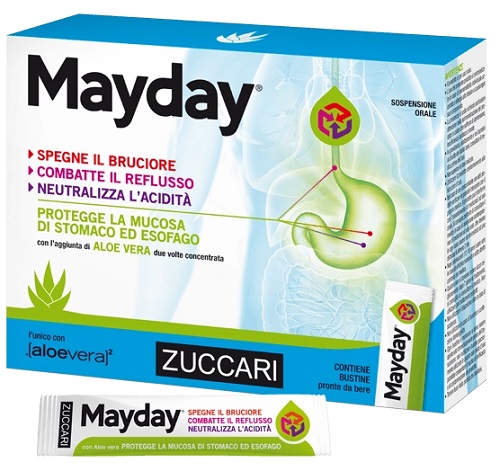 MAYDAY SOSPENSIONE PER USO ORALE ALLA MENTA 12 BUSTINE 10 ML - Farmacia De Pasquale