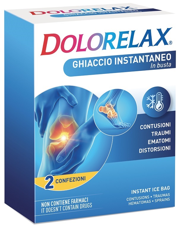 GHIACCIO ISTANTANEO DOLORELAX 2 BUSTE - Farmacia De Pasquale