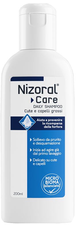 NIZORAL CARE DAILY SHAMPOO CUTE & CAPELLI GRASSI 200 ML - Farmacia De Pasquale