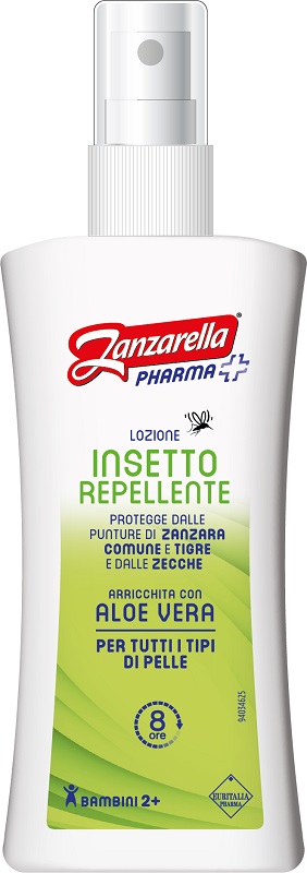 ZANZARELLA LOZIONE INSETTO REPELLENTE CON ALOE 100 ML - Farmacia De Pasquale
