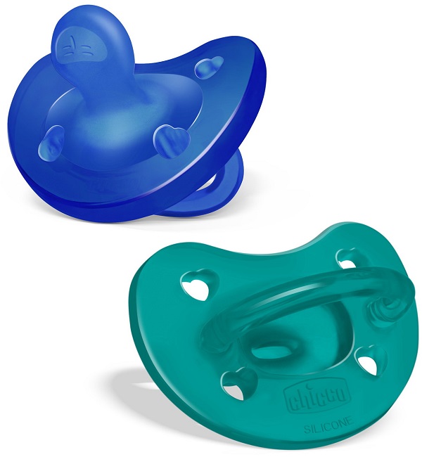 CHICCO GOMMOTTO SILICONE AZZURRO 6-16 MESI 2 PEZZI - Farmacia De Pasquale