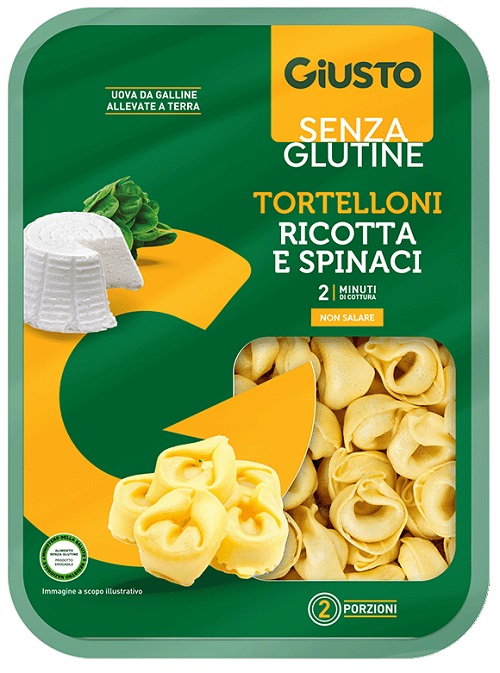 GIUSTO SENZA GLUTINE TORTELLONI RICOTTA E SPINACI 250 G - Farmacia De Pasquale