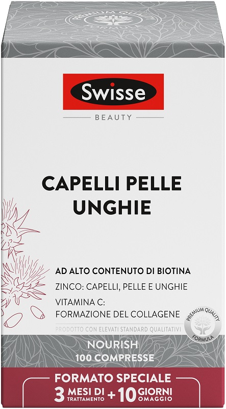 SWISSE BEAUTY CAPELLI PELLE UNGHIE 100 COMPRESSE - Farmacia De Pasquale