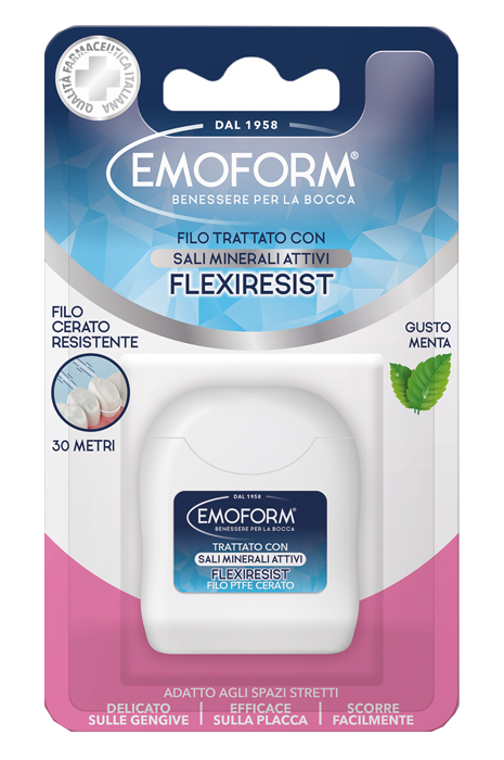 EMOFORM FILO INTERDENTALE FLEXIRESIST 30M - Farmacia De Pasquale