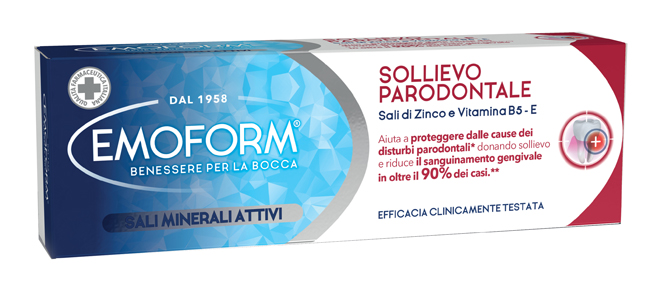 EMOFORM SOLLIEVO PARODONTALE 75 ML - Farmacia De Pasquale