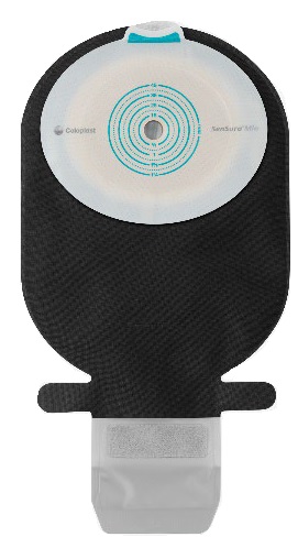SACCA ILEOSTOMIA SENSURA MIO PIANO RIVESTIMENTO NERO APERTURA ISPEZIONABILE MAXI W/W FORO RITAGLIABILE 10-55 30 PEZZI - Farmacia De Pasquale