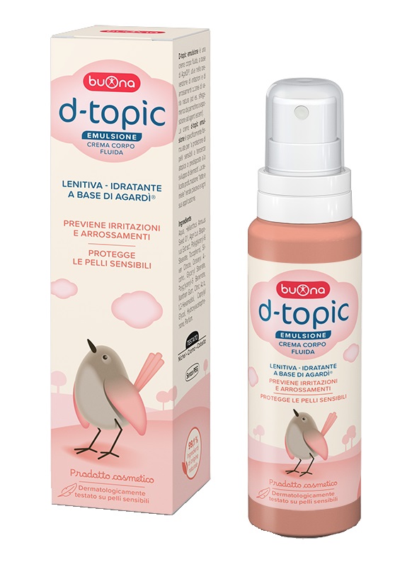 DTOPIC EMULSIONE CREMA CORPO FLUIDA LENITIVA IDRATANTE A BASE DI AGARDI' 100 ML - Farmacia De Pasquale