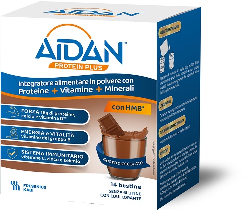 AIDAN PROTEIN PLUS CIOCCOLATO 14 BUSTINE - Farmacia De Pasquale