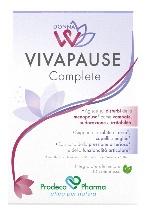 DONNAW VIVAPAUSE COMPLETE 30 COMPRESSE - Farmacia De Pasquale