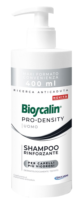 BIOSCALIN PRO DENSITY UOMO SHAMPOO RINFORZANTE 400 ML - Farmacia De Pasquale