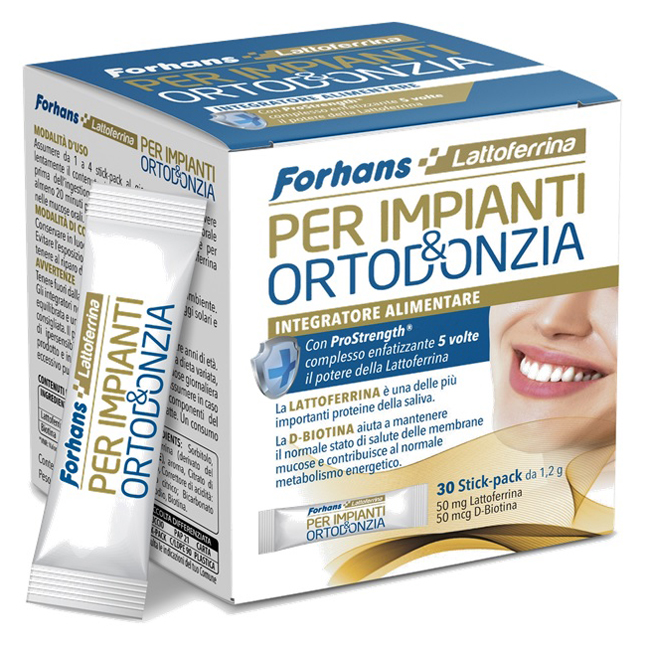 FORHANS PER IMPIANTI&ORTODONZIA 30 STICK-PACK - Farmacia De Pasquale