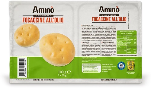 AMINO' FOCACCINE OLIO 100 G - Farmacia De Pasquale