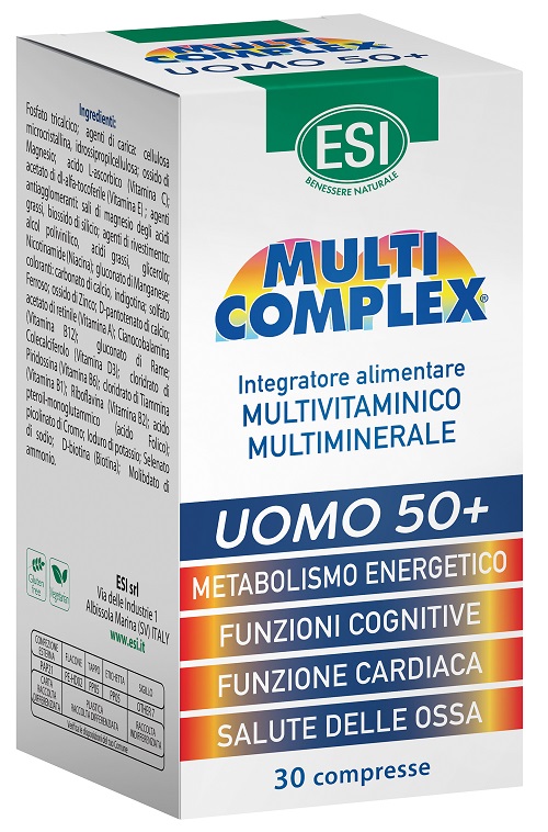 ESI MULTICOMPLEX UOMO 50+ 30 COMPRESSE - Farmacia De Pasquale