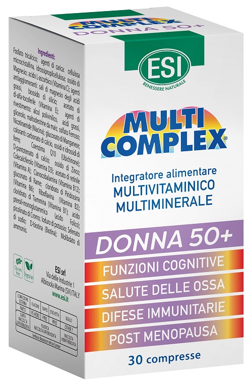 ESI MULTICOMPLEX DONNA 50+ 30 COMPRESSE - Farmacia De Pasquale