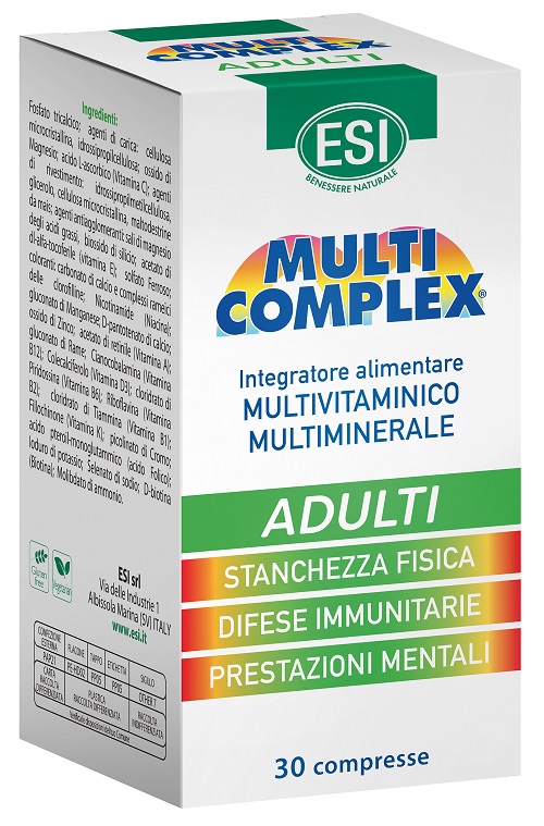 ESI MULTICOMPLEX ADULTI 30 COMPRESSE - Farmacia De Pasquale