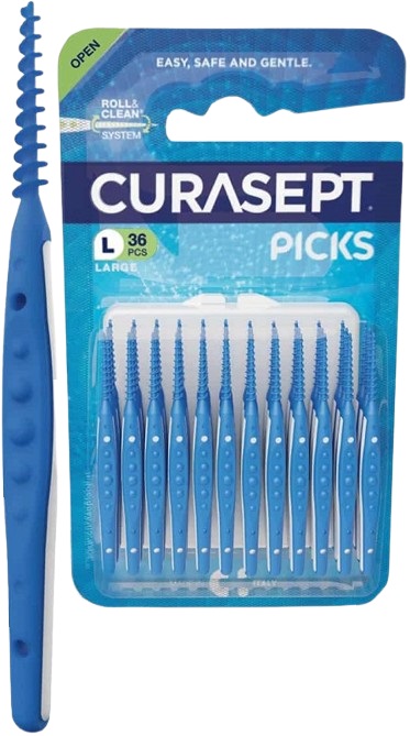 CURASEPT PICKS LARGE 36 PEZZI - Farmacia De Pasquale