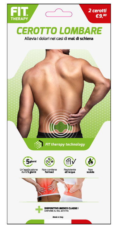 FIT THERAPY CEROTTO LOMBARE 2 PEZZI - Farmacia De Pasquale