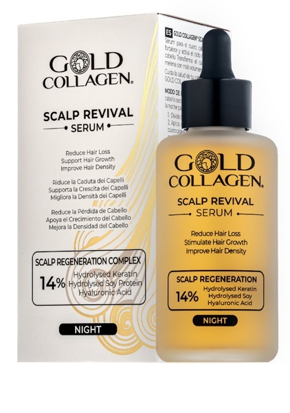 GOLD COLLAGEN SCALP REVIVAL SERUM 100 ML - Farmacia De Pasquale