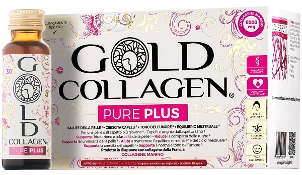GOLD COLLAGEN PURE PLUS 10 FLACONCINI DA 50 ML - Farmacia De Pasquale