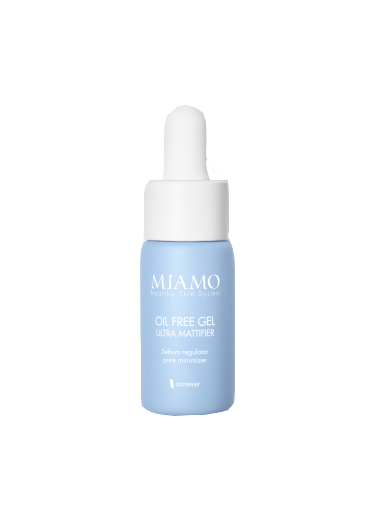 MIAMO MINI ICONS MIAMO ACNEVER OIL FREE GEL ULTRA MATTIFIER 10 ML - Farmacia De Pasquale