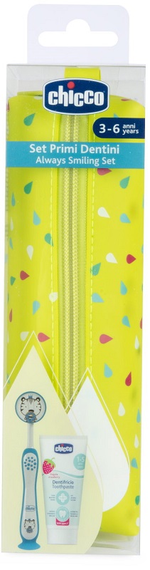 CHICCO SET DENTALE 3-6 YEARS AZZURRO - Farmacia De Pasquale