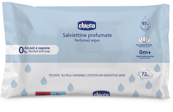 CHICCO SALVIETTE 72 PEZZI NO PLAQUE - Farmacia De Pasquale