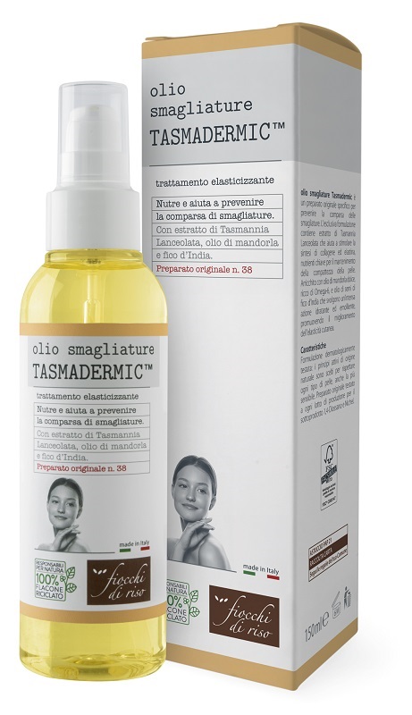 FIOCCHI DI RISO OLIO SMAGLIATURE TASMADERMIC 150 ML - Farmacia De Pasquale