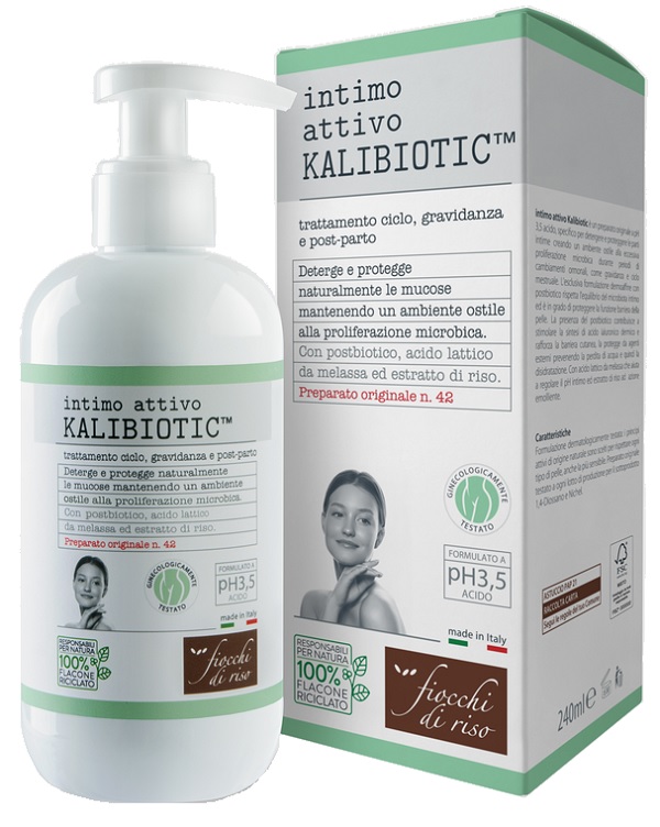 FIOCCHI DI RISO INTIMO ATTIVO KALIBIOTIC PH3.5 240 ML - Farmacia De Pasquale