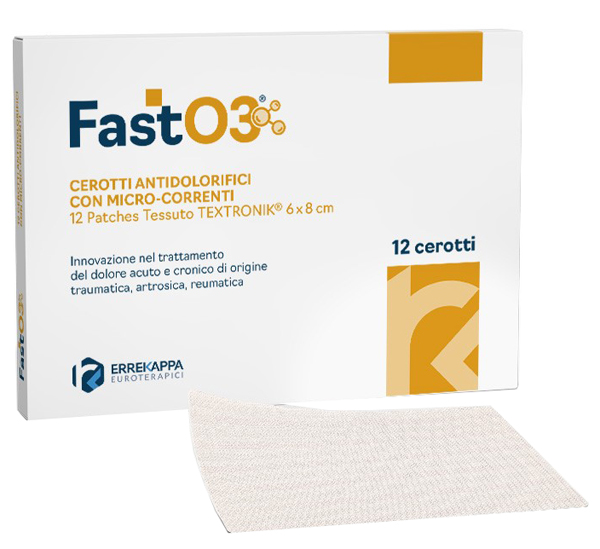 CEROTTI ANTIDOLORIFICI FASTO3 6X8CM 12 PEZZI - Farmacia De Pasquale