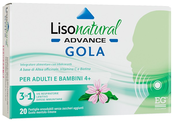 LISONATURAL ADVANCE GOLA 20 PASTIGLIE - Farmacia De Pasquale